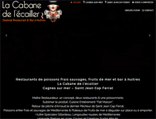 Tablet Screenshot of lacabanedelecailler.com